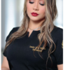 Pijama Cirúrgico Feminino Preto em Two Way
