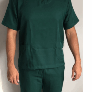 Pijama Cirúrgico Masculino Verde Petróleo em Two Way